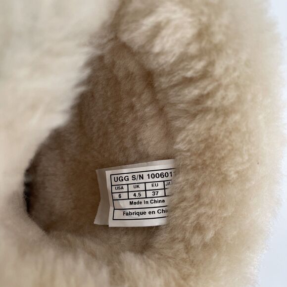 Ugg Patten Shearling Suede Boots Womens 6 Chestnut Brown - Picture 6 of 10